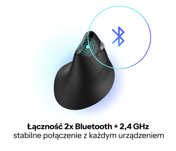 Silver Monkey Bezprzewodowa mysz optyczna Ergonomic Plus - 1361010 - zdjęcie 5
